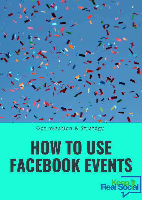 How to use Facebook events