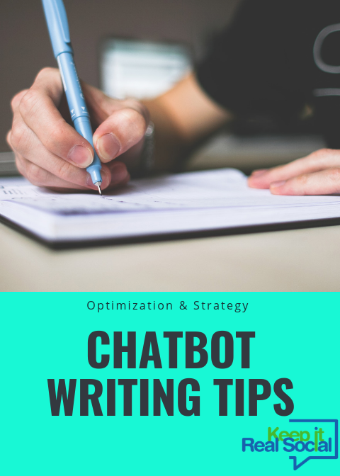 chatbot writing tips