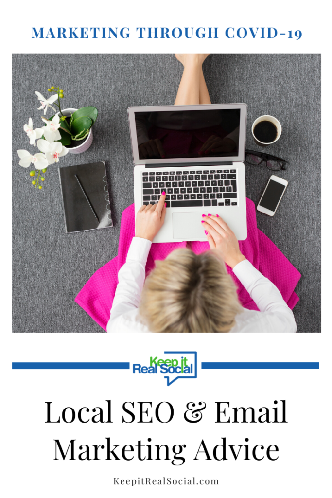 Local SEO & Email Marketing Advice from Social Media Expert and Consultant Sommer Poquette, CEO of Keep it Real Social in Petoskey, Michigan.