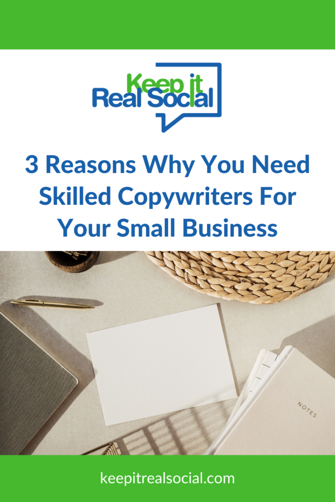 Why you need a copywriter