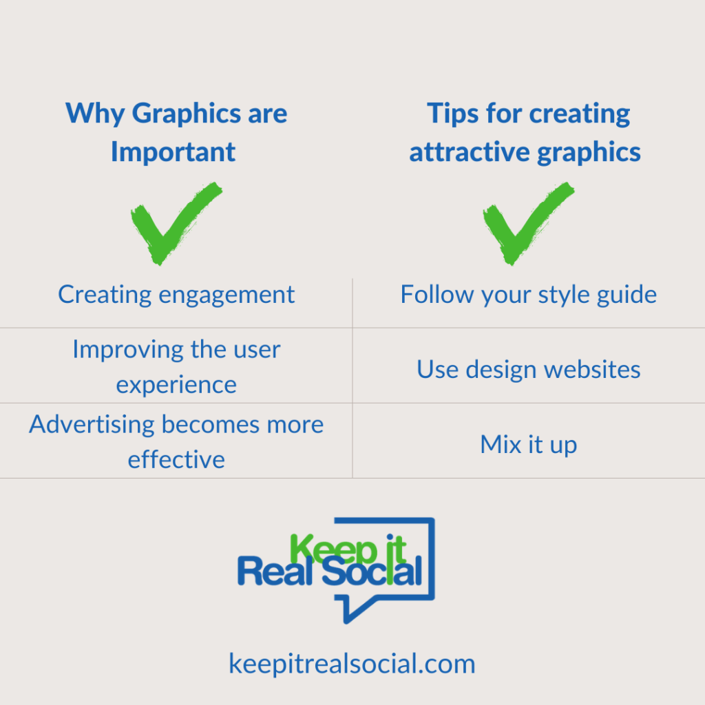 Best practices for using graphics on social media