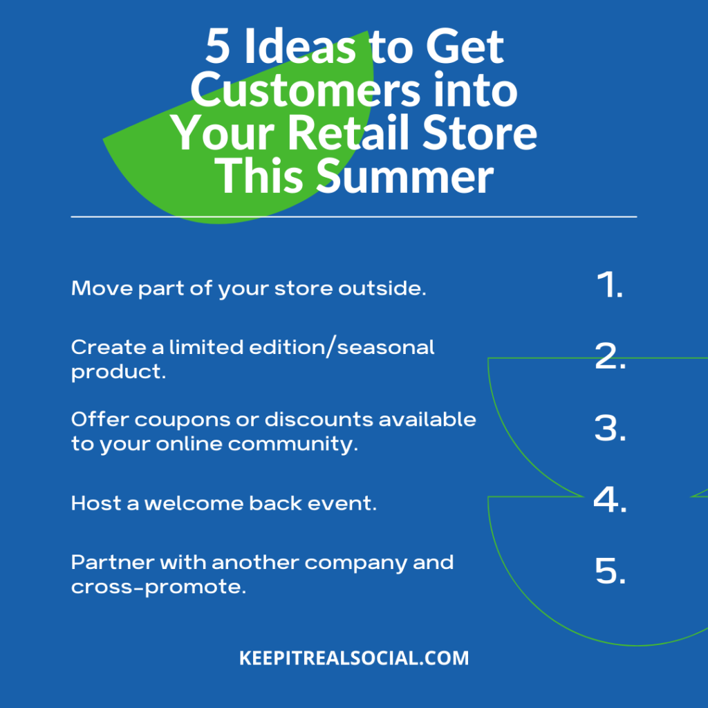 5 Ideas to Get Customers into Your Retail Store This Summer