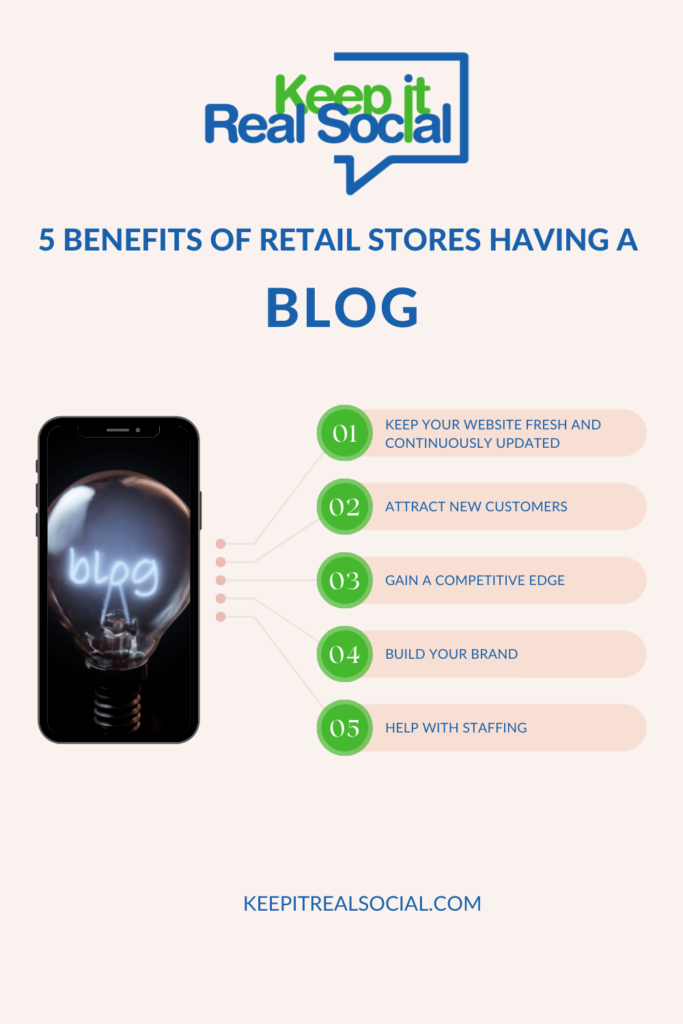 5 Reasons Retail Stores Should Have a Blog